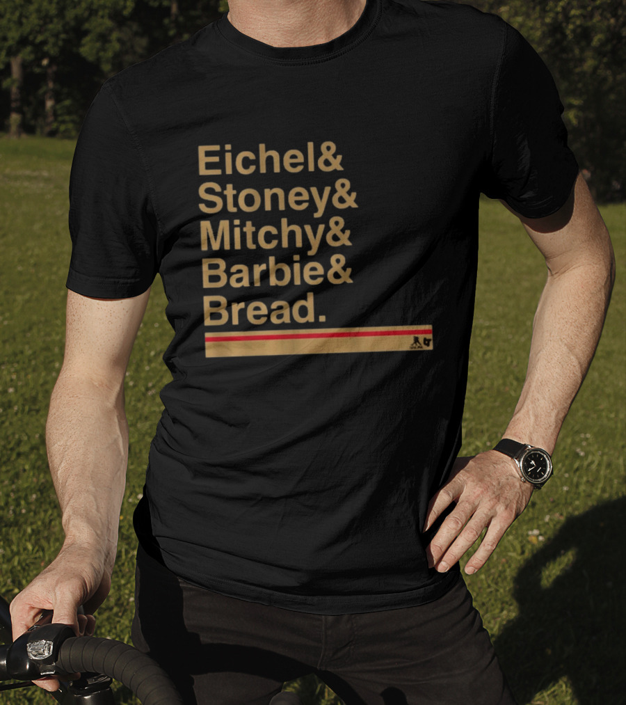 Vegas Hockey Eichel Stoney Mitchy Barbie Bread Ampersand List NHL T-Shirt