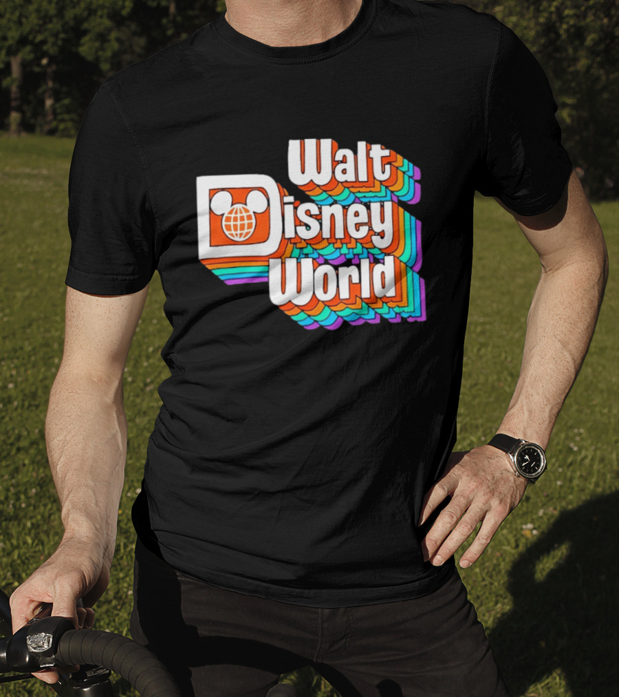 Walt Disney World Retro Rainbow Mickey Ears T-Shirt