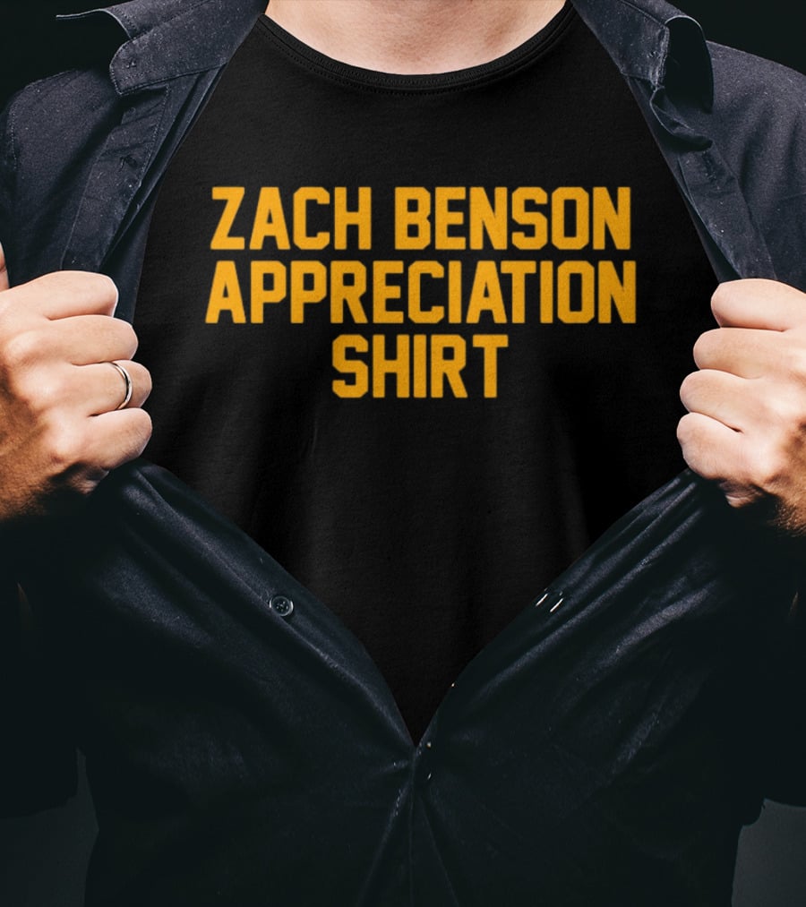Zach Benson Appreciation Buffalo Sabres Fan T-Shirt