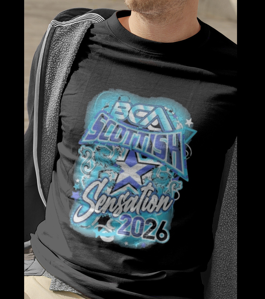 BCA Scottish Sensation 2026 Lions And Stars Competition T-Shirt