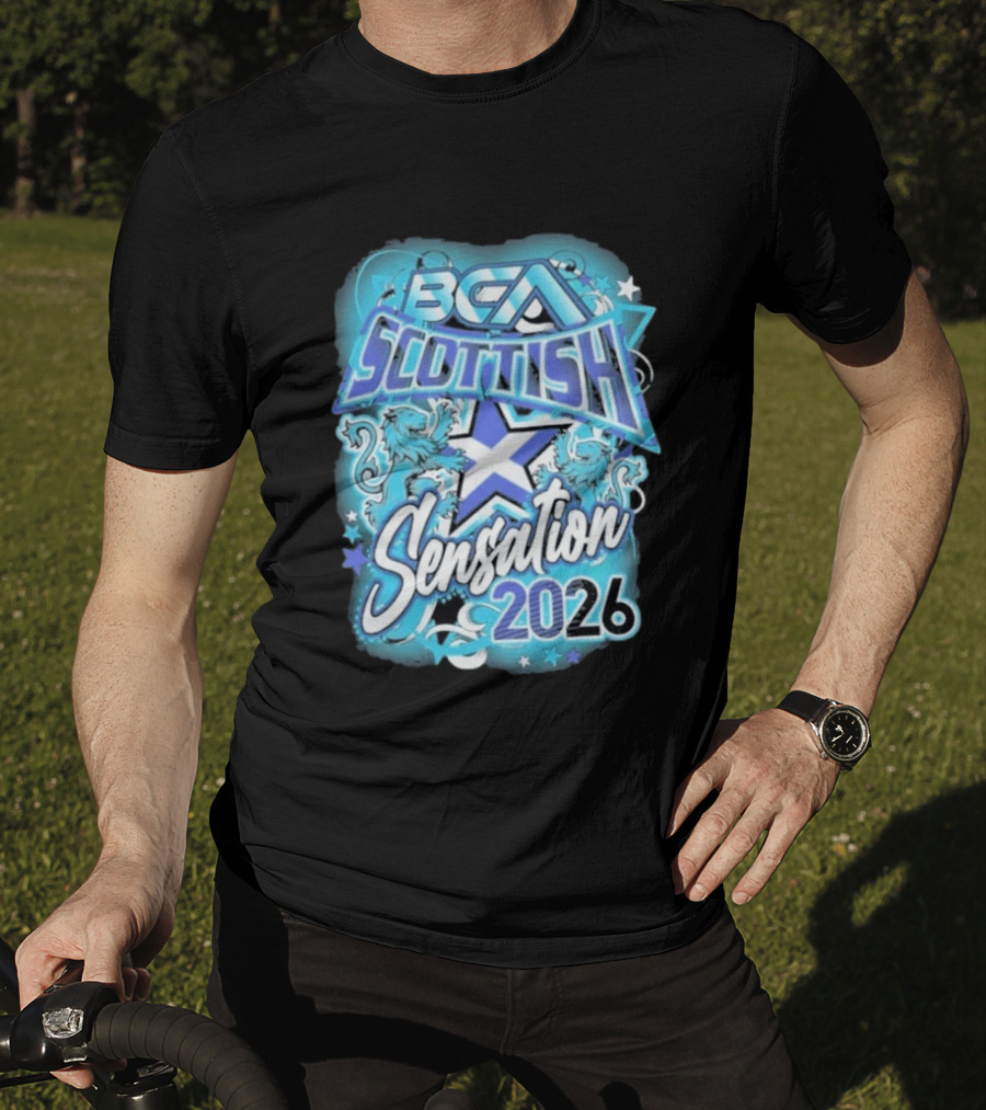 BCA Scottish Sensation 2026 Lions And Stars Competition T-Shirt