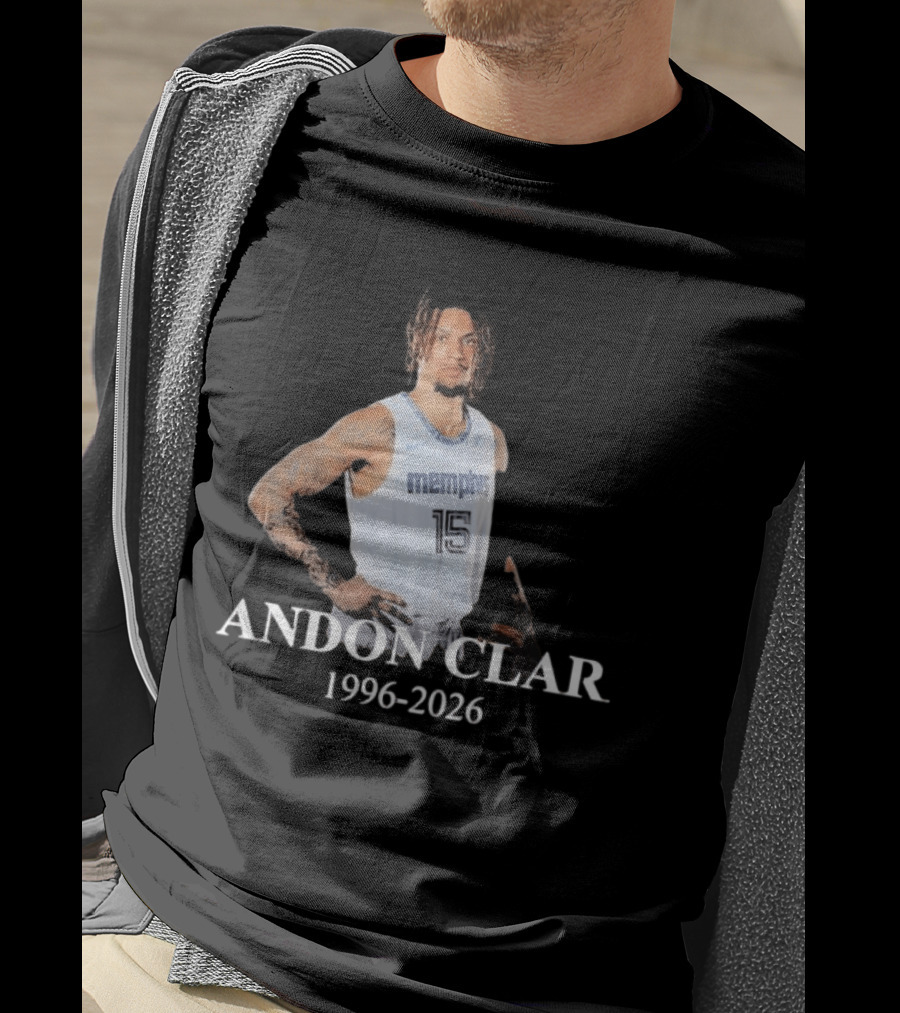 Andon Clar 1996 2026 Memphis 15 T-Shirt