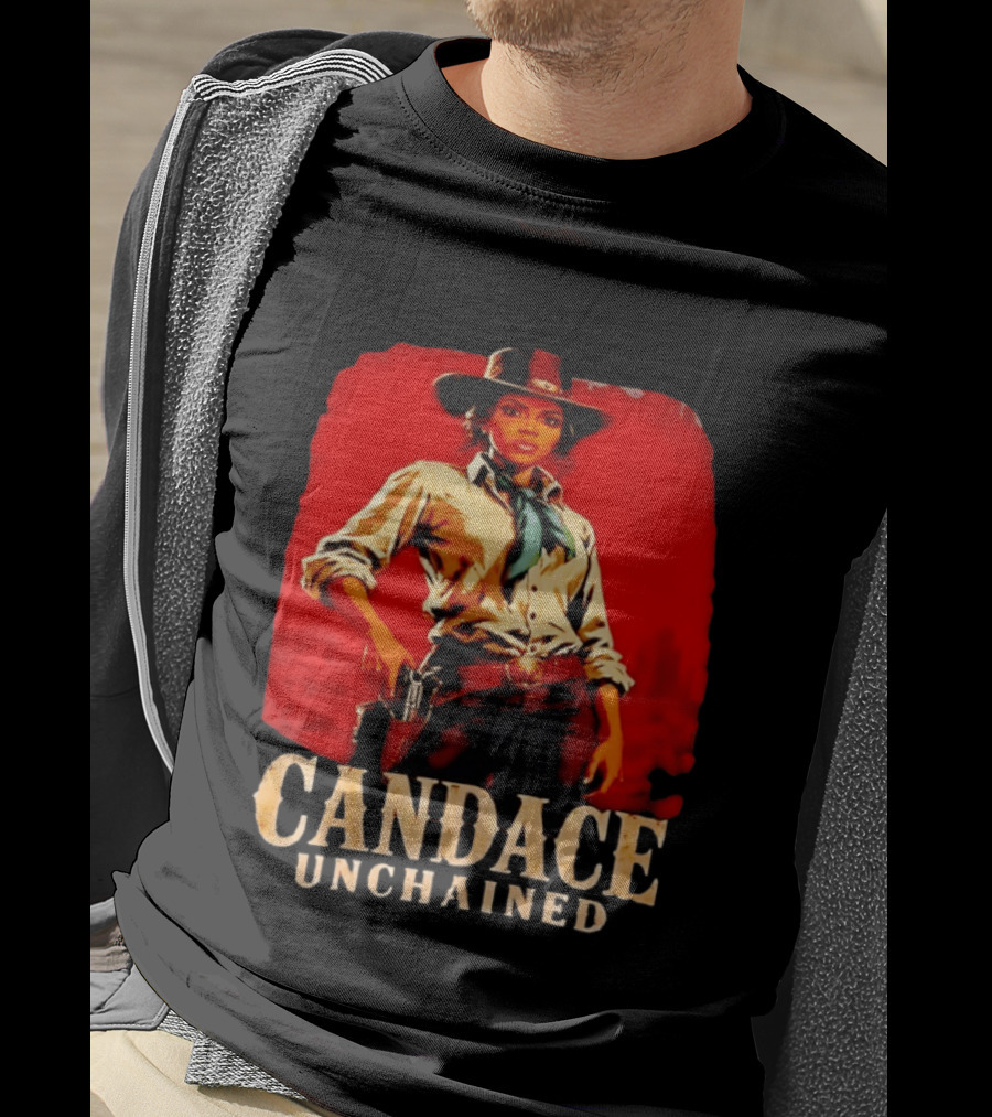 Candace Unchained Western Cowgirl T-Shirt