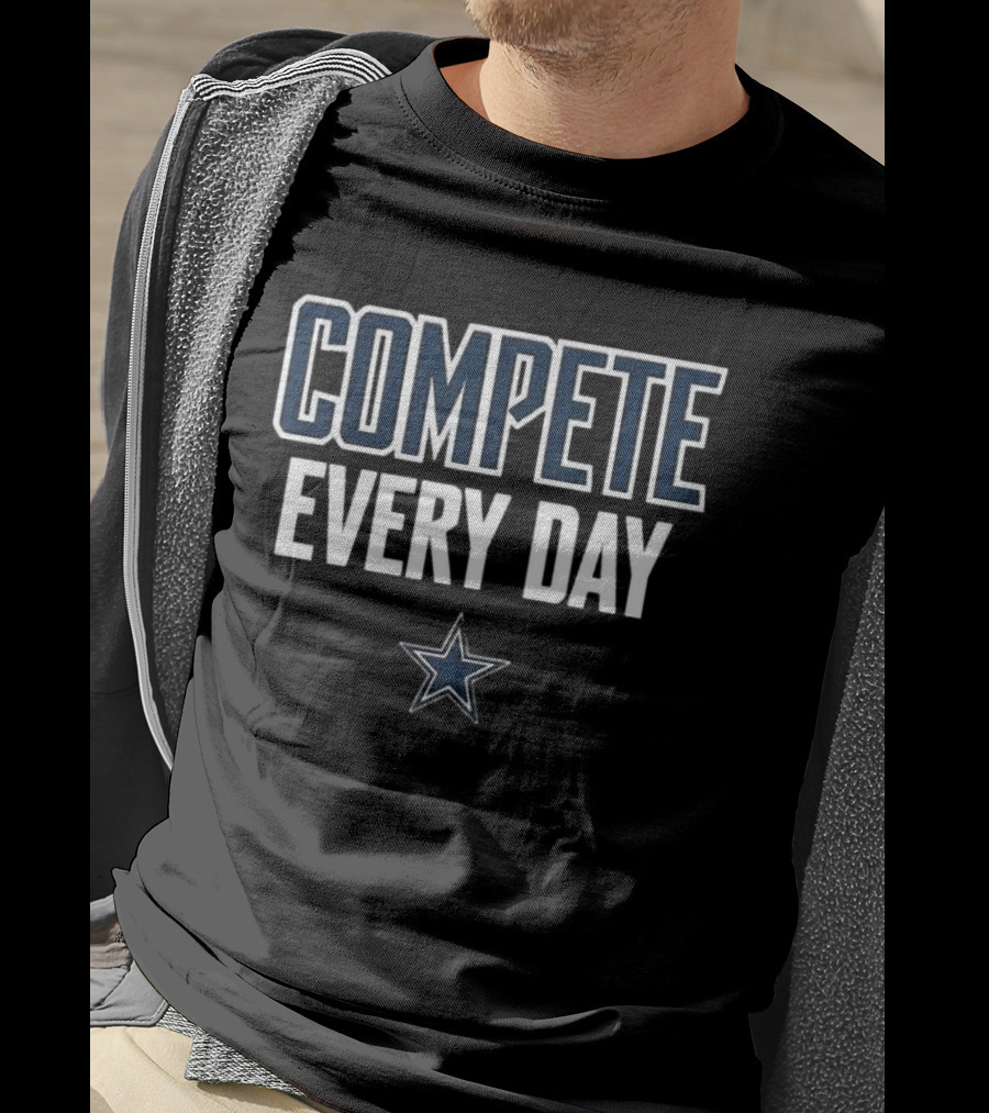 Compete Every Day Cowboys Star T-Shirt