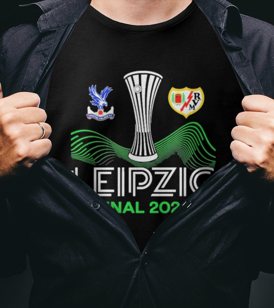 Leipzig 2026 UECL Final Crystal Palace Versus Rayo Vallecano T-Shirt