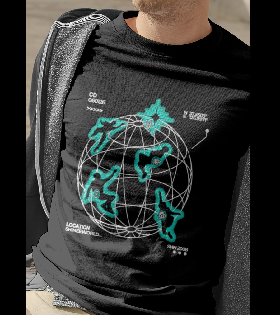 Location Shineeworld SHN2008 08 Cosmos Discover T-Shirt