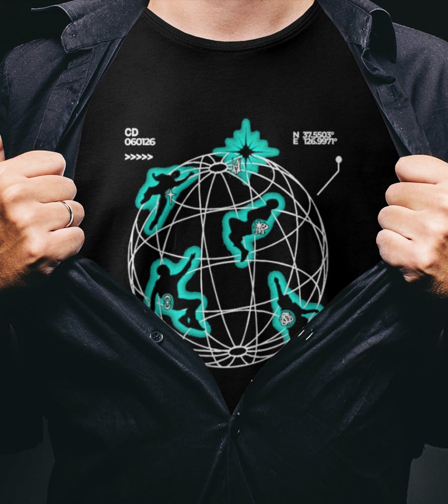 Location Shineeworld SHN2008 08 Cosmos Discover T-Shirt