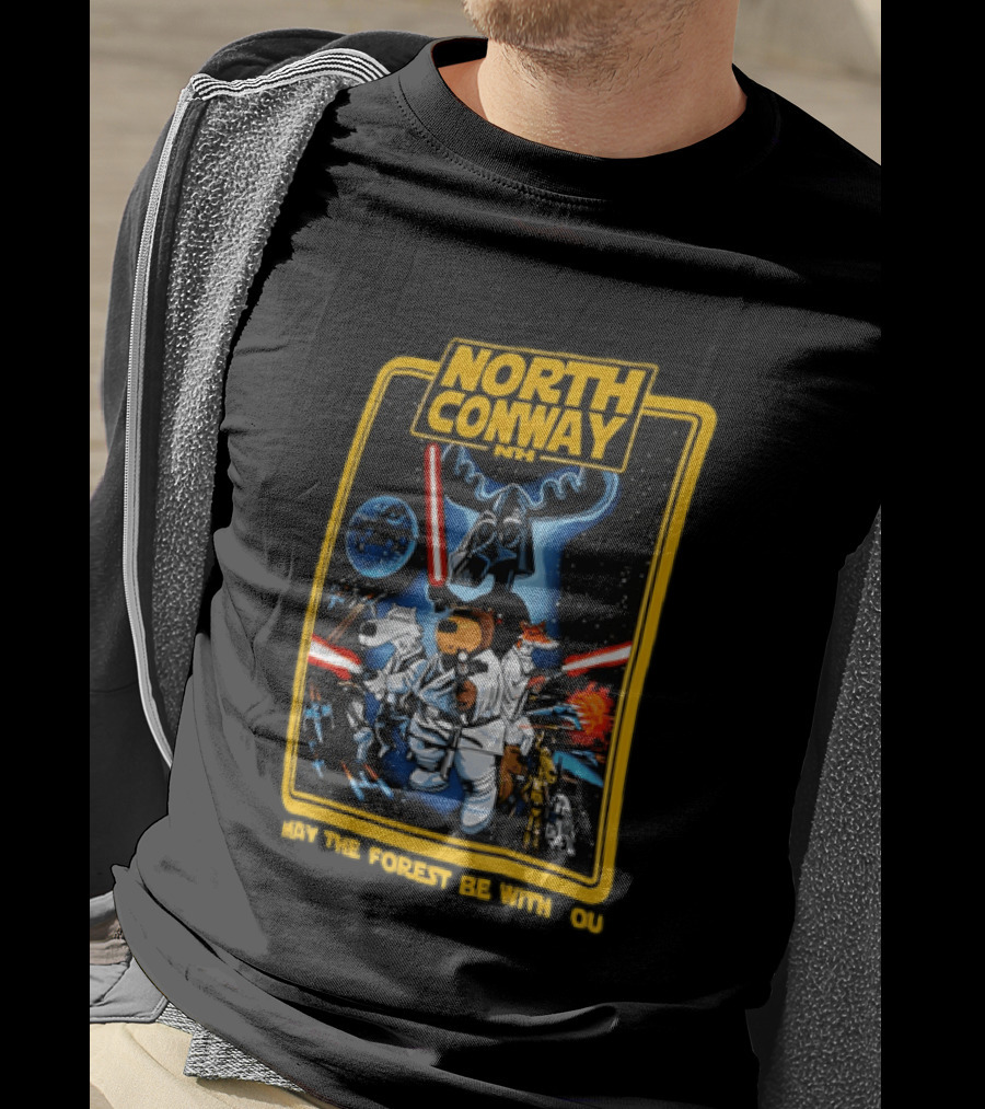 North Conway NH May The Forest Be With You Star Wars T-Shirt
