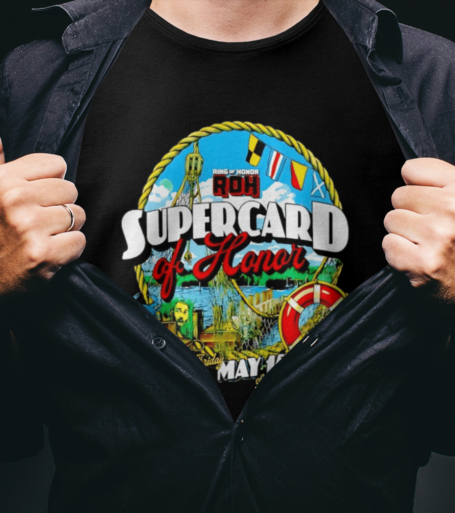 Ring Of Honor ROH Supercard Of Honor May 15th 2026 Salisbury Maryland Event Friday T-Shirt