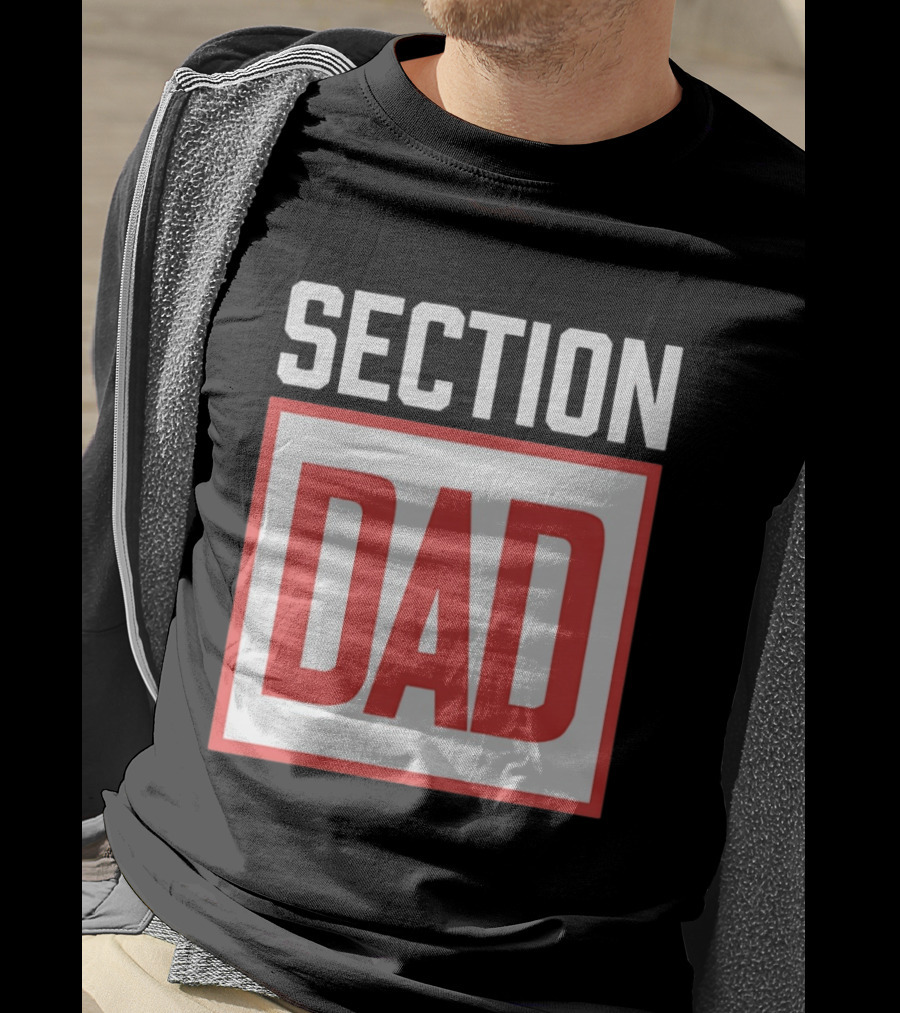 Section Dad Vintage Bold Text Block T-Shirt