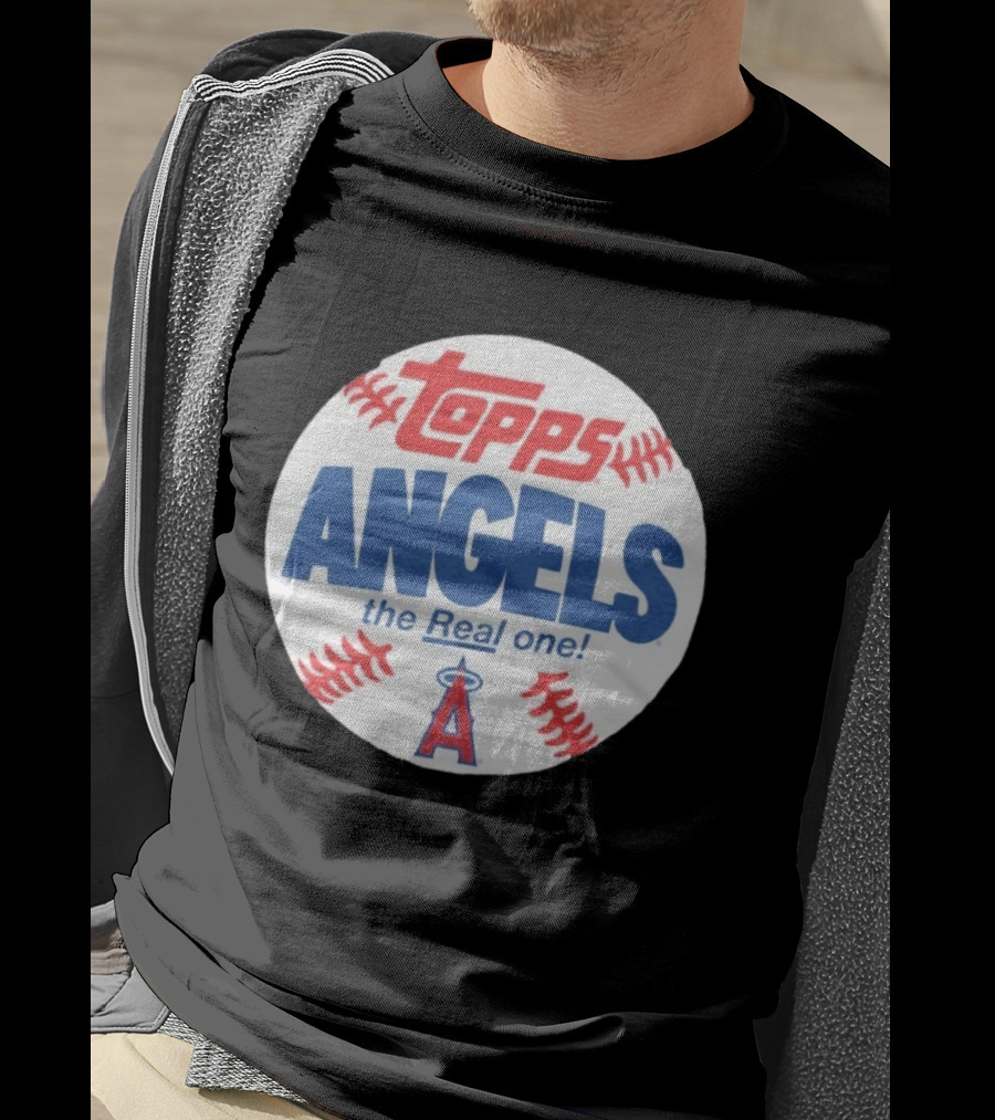 Topps Los Angeles Angels The Real One Baseball T-Shirt