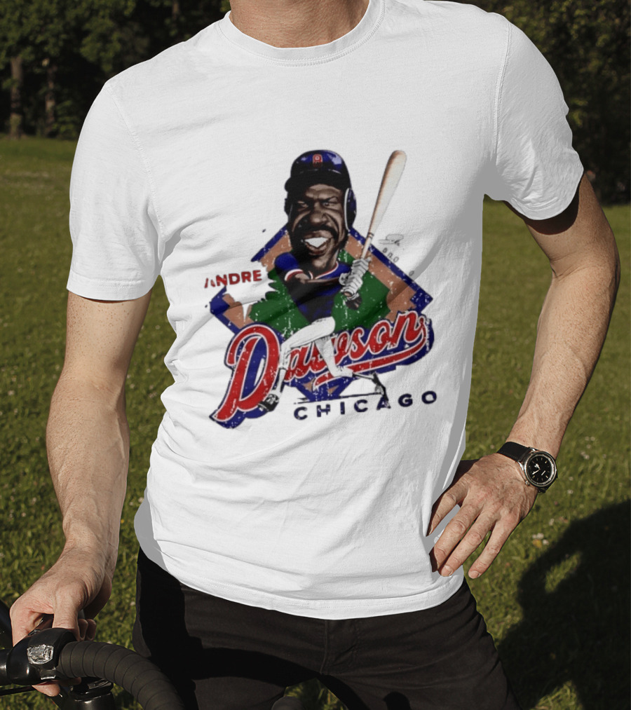 Andre Dawson Chicago Cubs Baseball Legend T-Shirt