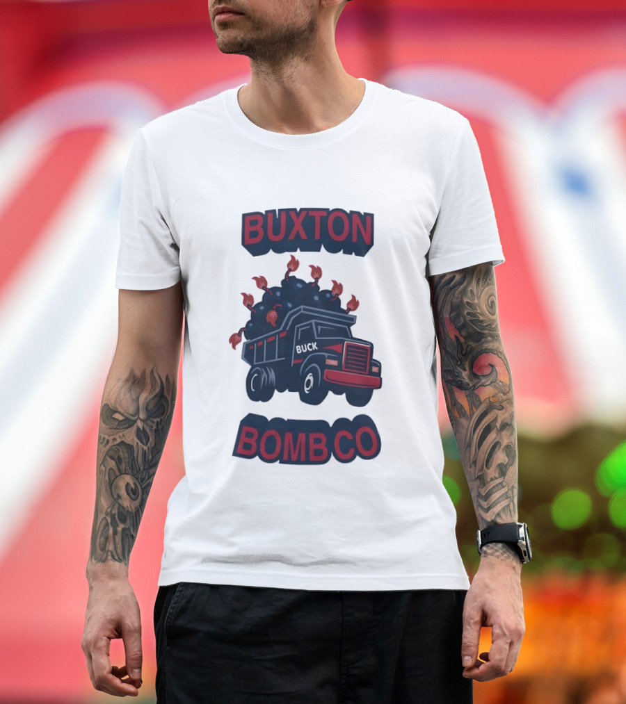 Buxton Bomb Co Buck Truckin' Explosive Truck T-Shirt