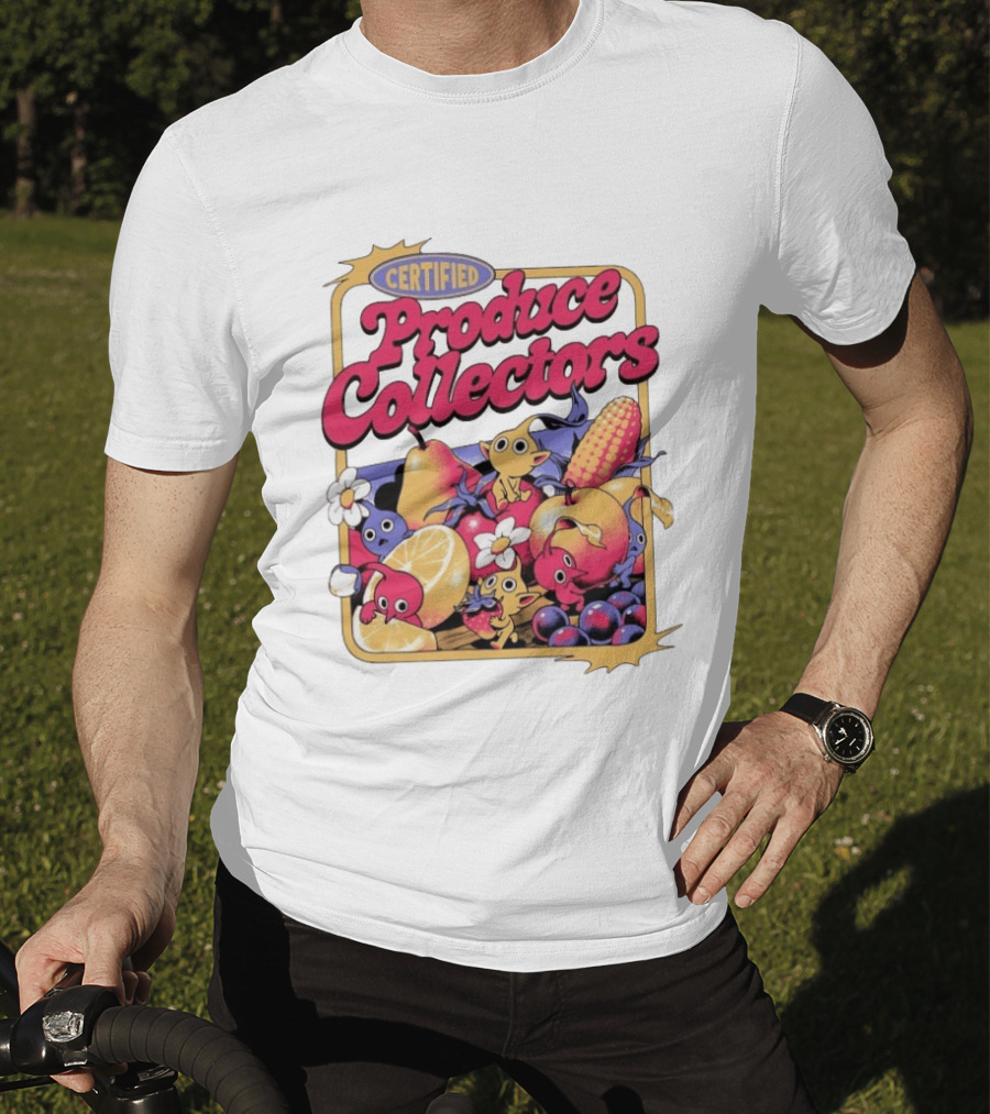 Certified Produce Collectors Pikmin Fruits And Vegetables T-Shirt