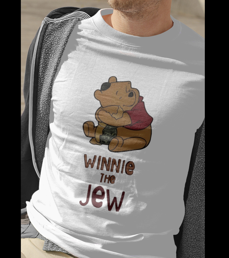 Pooh Holding Dollar Winnie The Jew T-Shirt