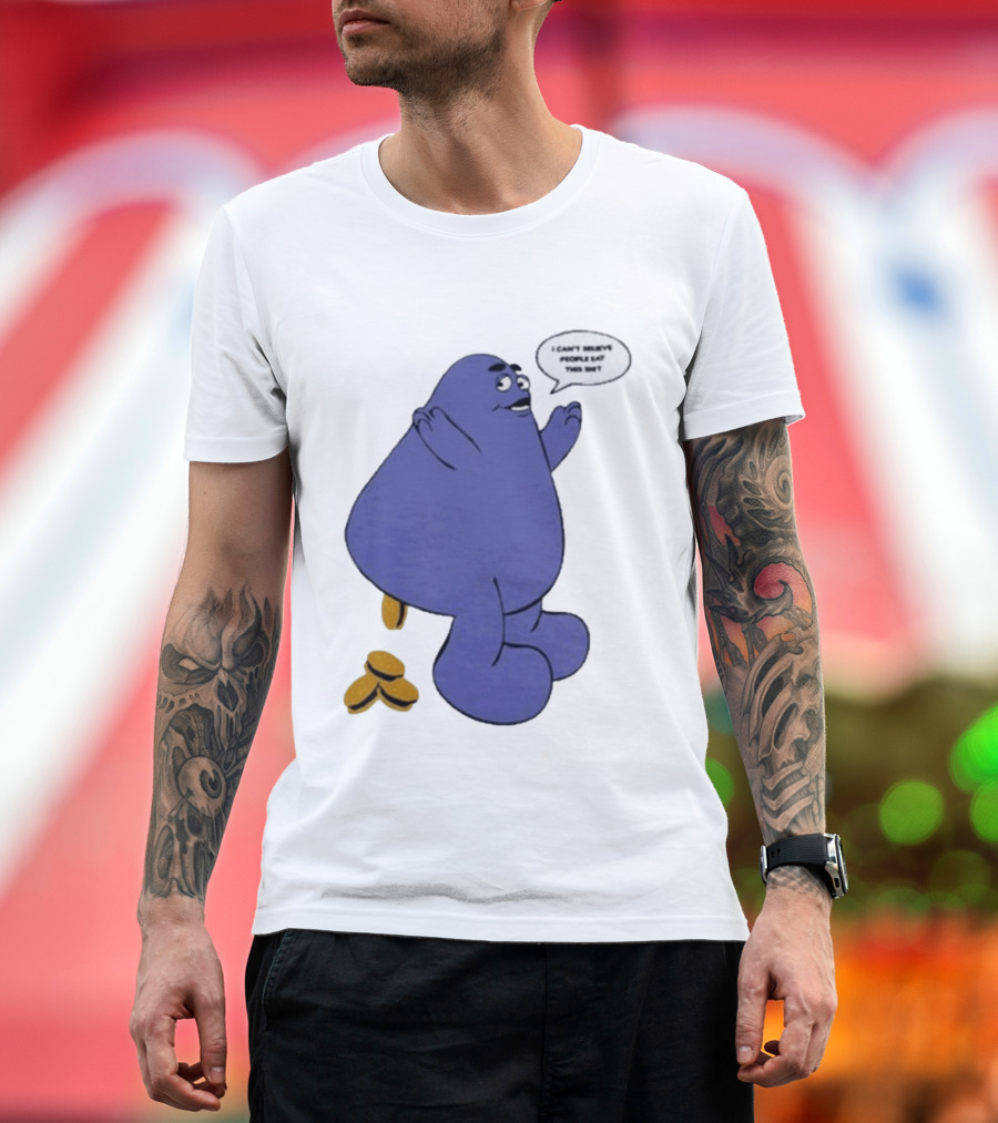 Rare AKOMPLICE GRIMACE I Can't Believe People Eat This T-Shirt