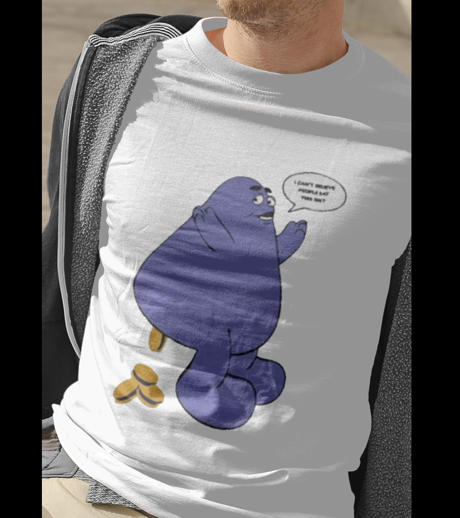 Rare AKOMPLICE GRIMACE I Can't Believe People Eat This T-Shirt