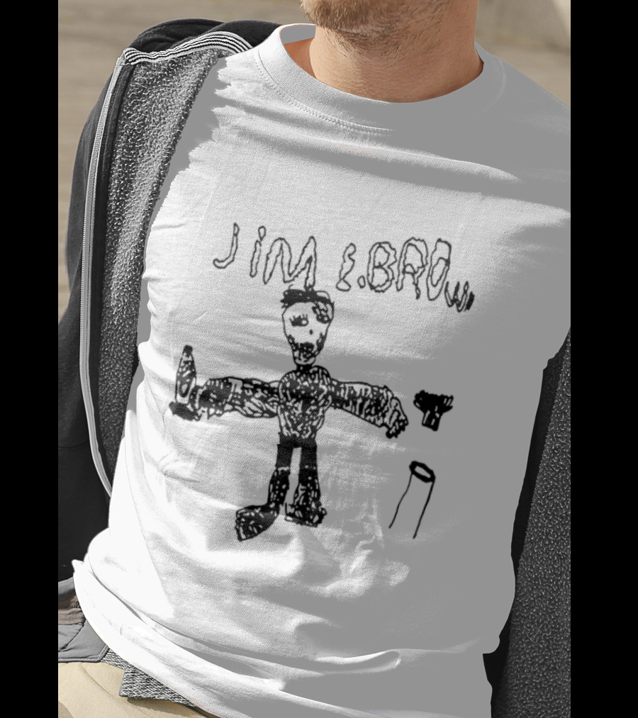 Jim E Brown 2026 Tanner Dirt Album Cover Stick Figure T-Shirt