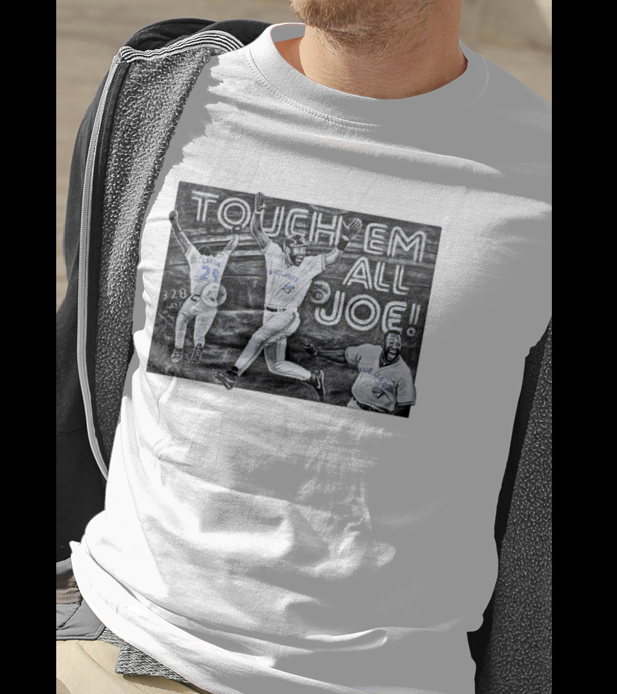 Toronto Blue Jays Joe Carter Touch Em All 29 Baseball 328 Ft T-Shirt