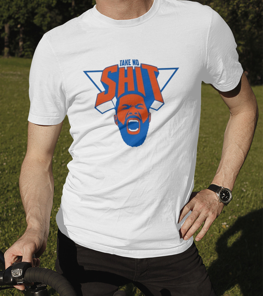 Karl Anthony Towns New York Knicks Take No Shit Knicks T-Shirt