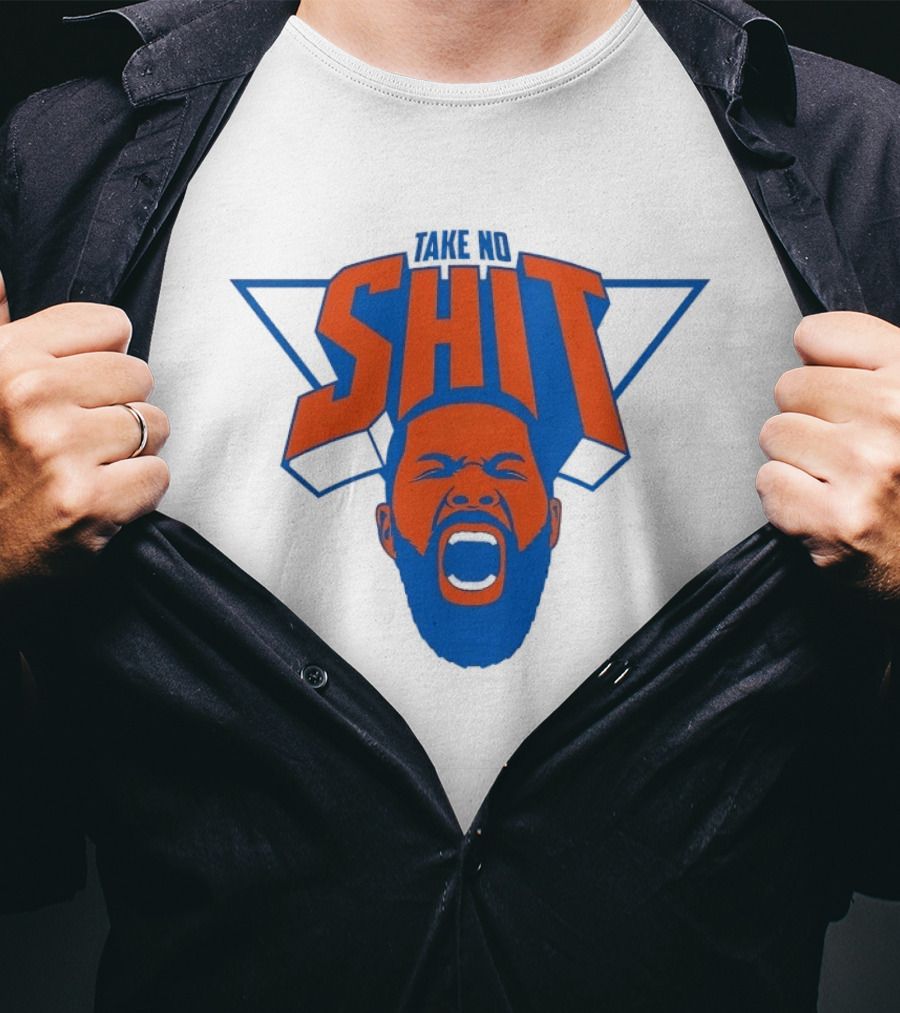Karl Anthony Towns New York Knicks Take No Shit Knicks T-Shirt
