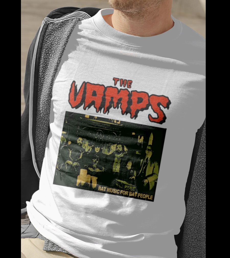 The Vamps What We Do In The Shadows Bat Music For Bat People Candles Group Image T-Shirt