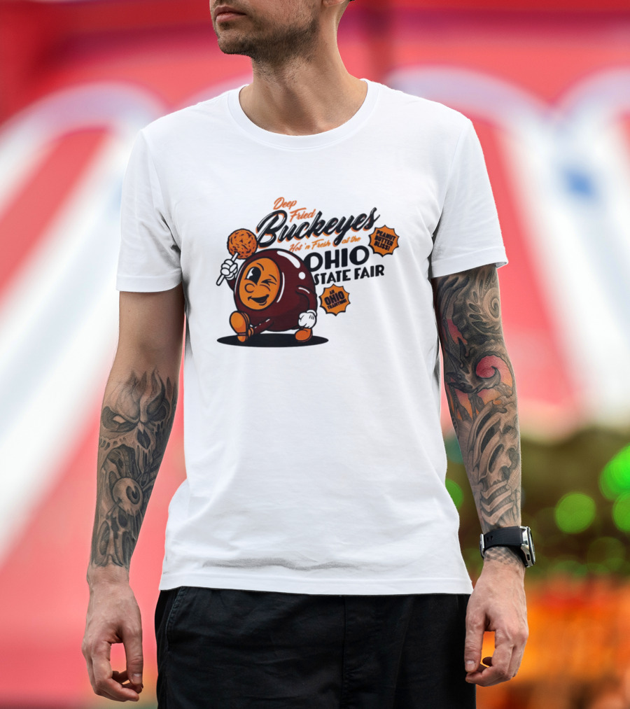 Ohio State Fair Deep Fried Buckeyes Hot'n Fresh Peanut Butter Bliss T-Shirt