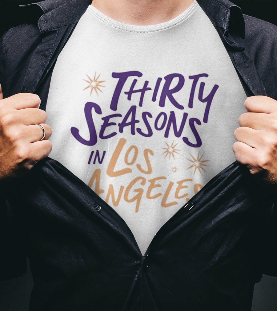 Thirty Seasons In Los Angeles Sparks T-Shirt