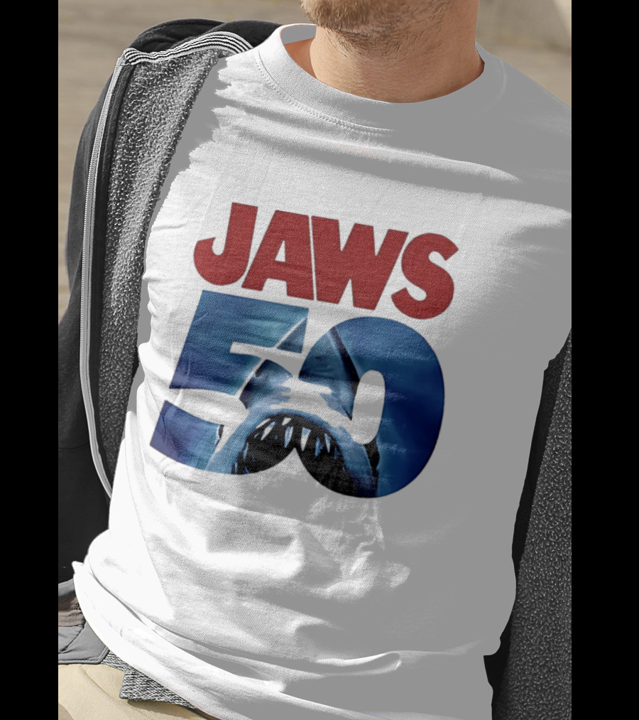 Jaws 50th Anniversary Shark Attack Celebration T-Shirt