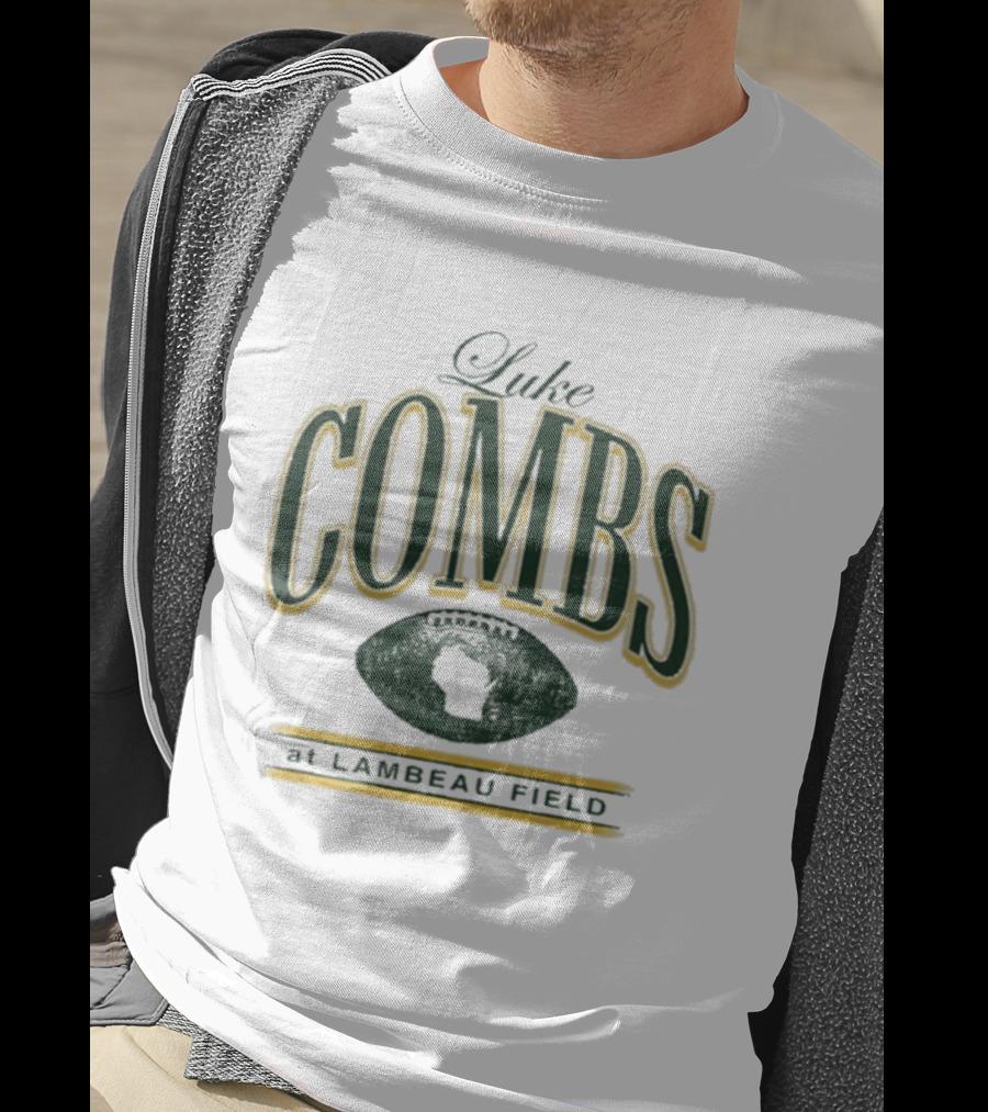 Luke Combs At Lambeau Field Wisconsin Football 2026 T-Shirt