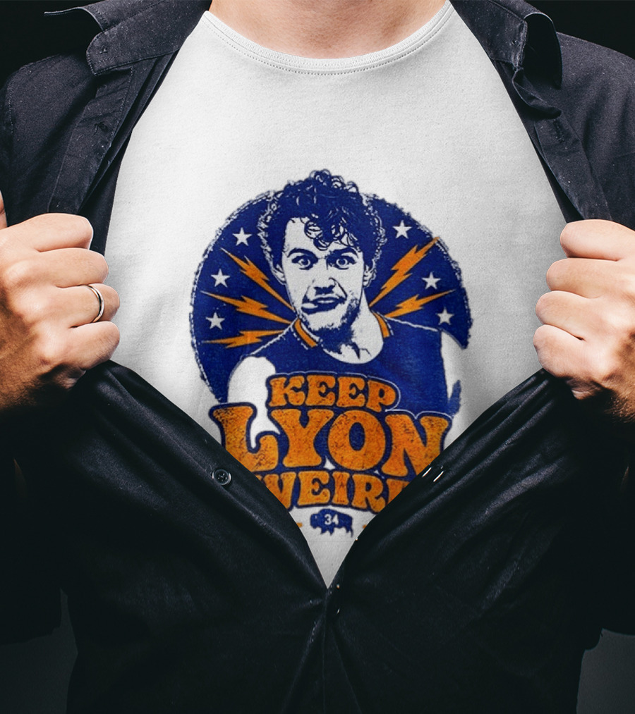 Keep Lyon Weird Alex Lyon Buffalo Sabres NHL 2026 T-Shirt