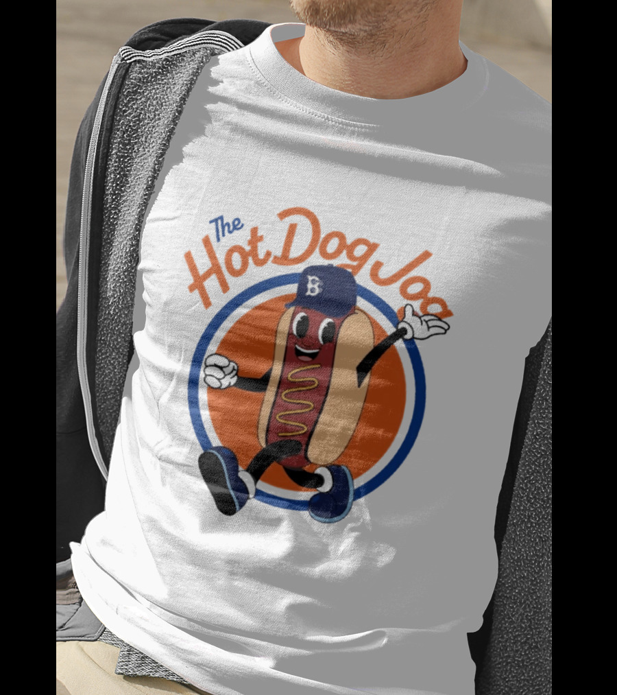 Brooklyn Cyclones The Hot Dog Jog Baseball T-Shirt