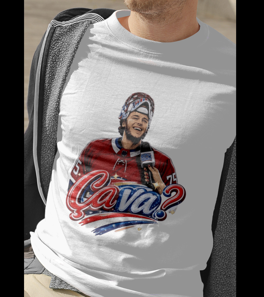 Ca Va Jakub Dobes Montreal Canadiens Interview NHL 75 Hockey Jersey T-Shirt