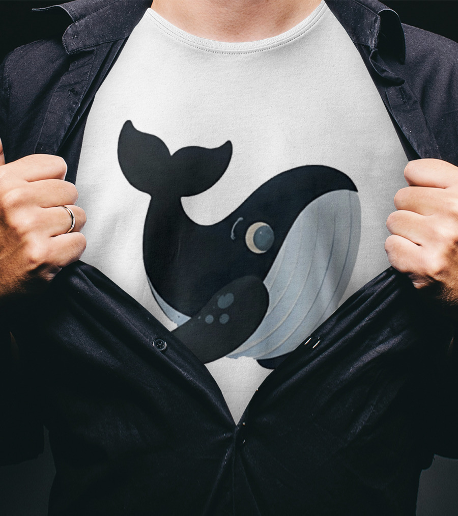 Cocomelon The Movie J.J Whale Cartoon T-Shirt