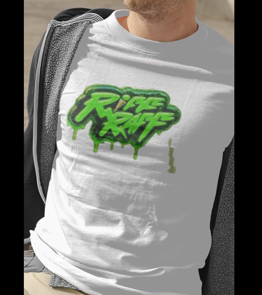Riff Raff Neon Green Drip T-Shirt