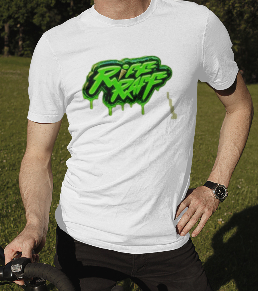 Riff Raff Neon Green Drip T-Shirt