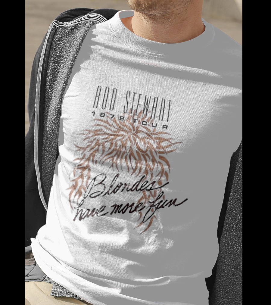 Rod Stewart Blondes Have More Fun 1979 Tour T-Shirt