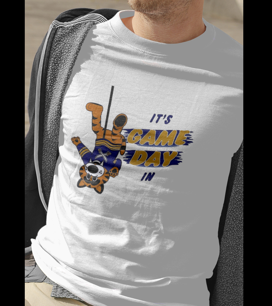 Sabretooth It's Game Day In Buffalo Sabres Hockey T-Shirt