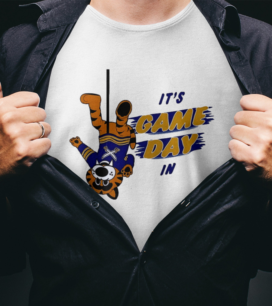 Sabretooth It's Game Day In Buffalo Sabres Hockey T-Shirt