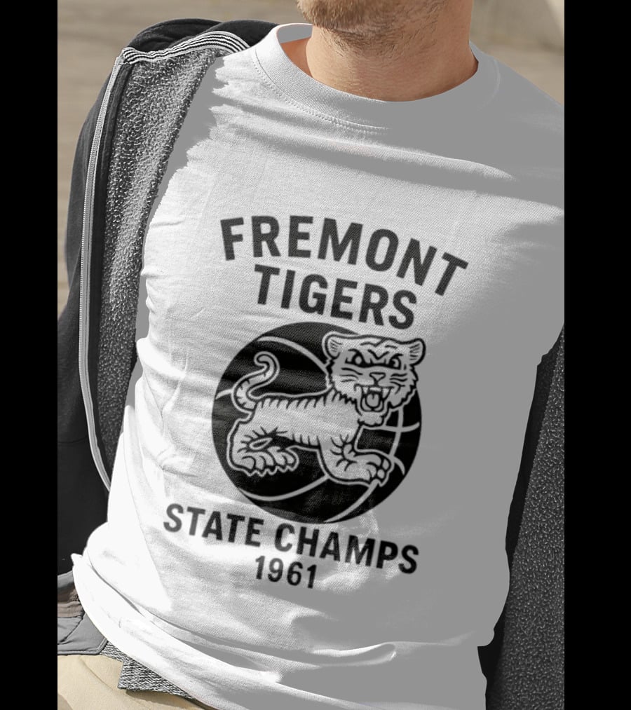 Fremont Tigers State Champs 1961 Basketball Team T-Shirt