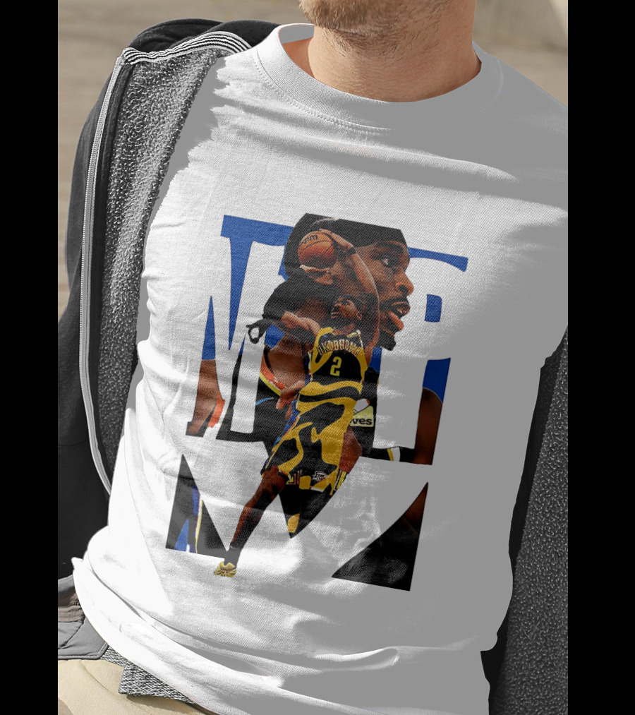 Shai Gilgeous Alexander 2 MVP Oklahoma City Thunder NBA Player Action T-Shirt