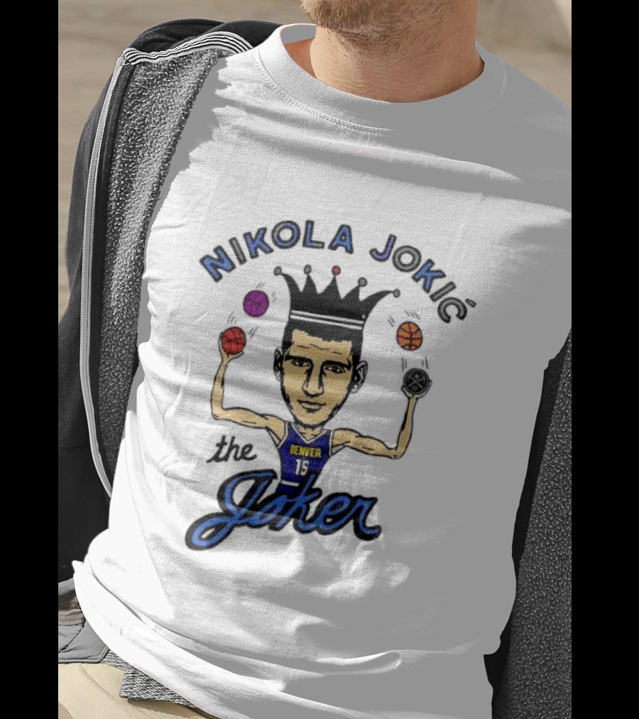 Nikola Jokić The Joker Denver Nuggets NBA Basketball T-Shirt