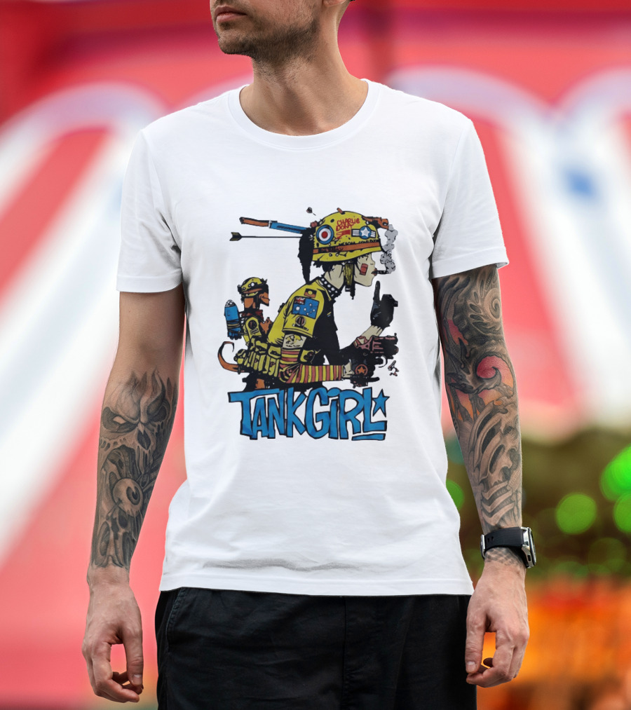 Tank Girl Comic Punk Rock Charlie Don't Surf T-Shirt