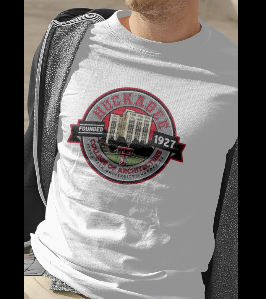 Texas Tech University Huckabee College Of Architecture Founded 1927 Lubbock TX T-Shirt