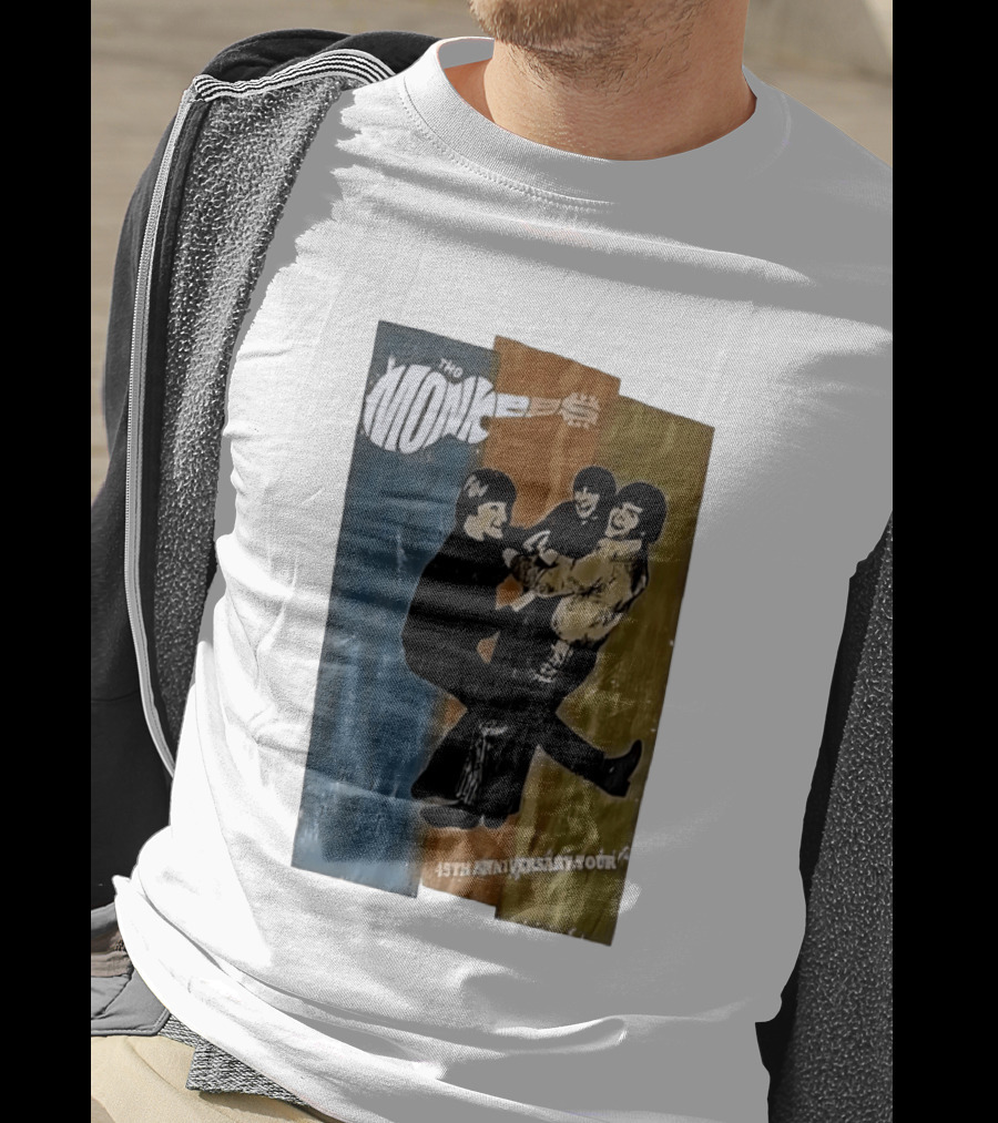 The Monkees 45th Anniversary Tour Vintage Band Celebration T-Shirt