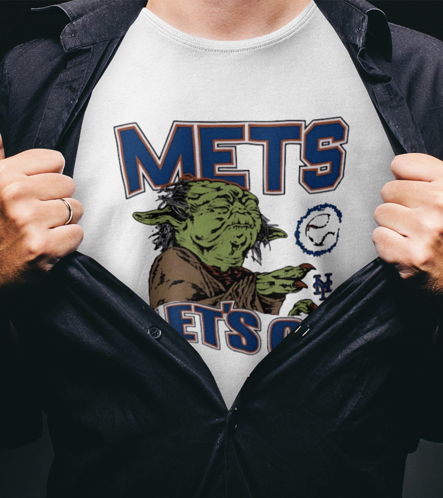 Mets Let's Go Yoda New Yorks Mets T-Shirt