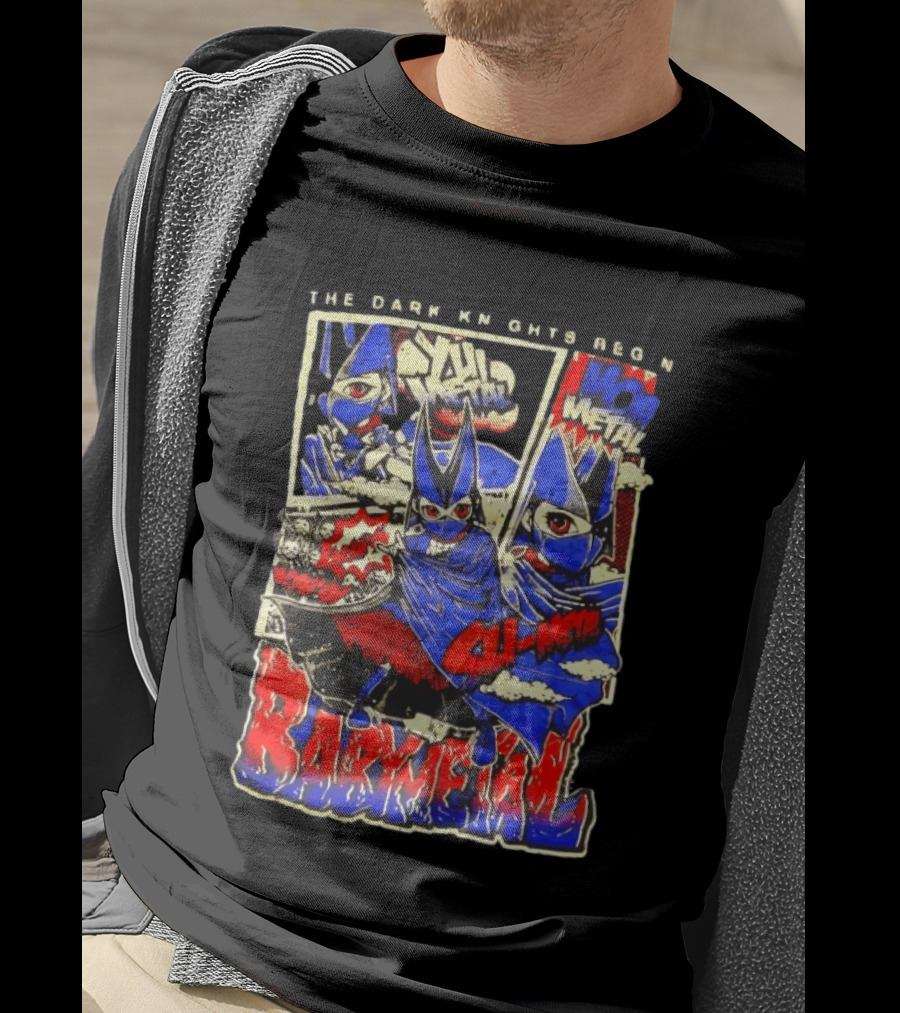 Babymetal The Dark Knights Begin Wow Metal Manga Style Comic T-Shirt
