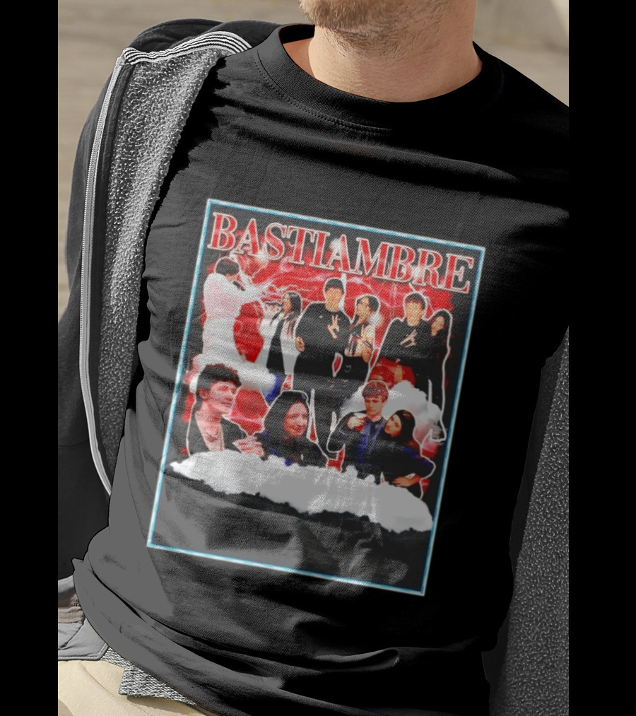 Bastiambre Movie Pop Culture Characters Collage T-Shirt
