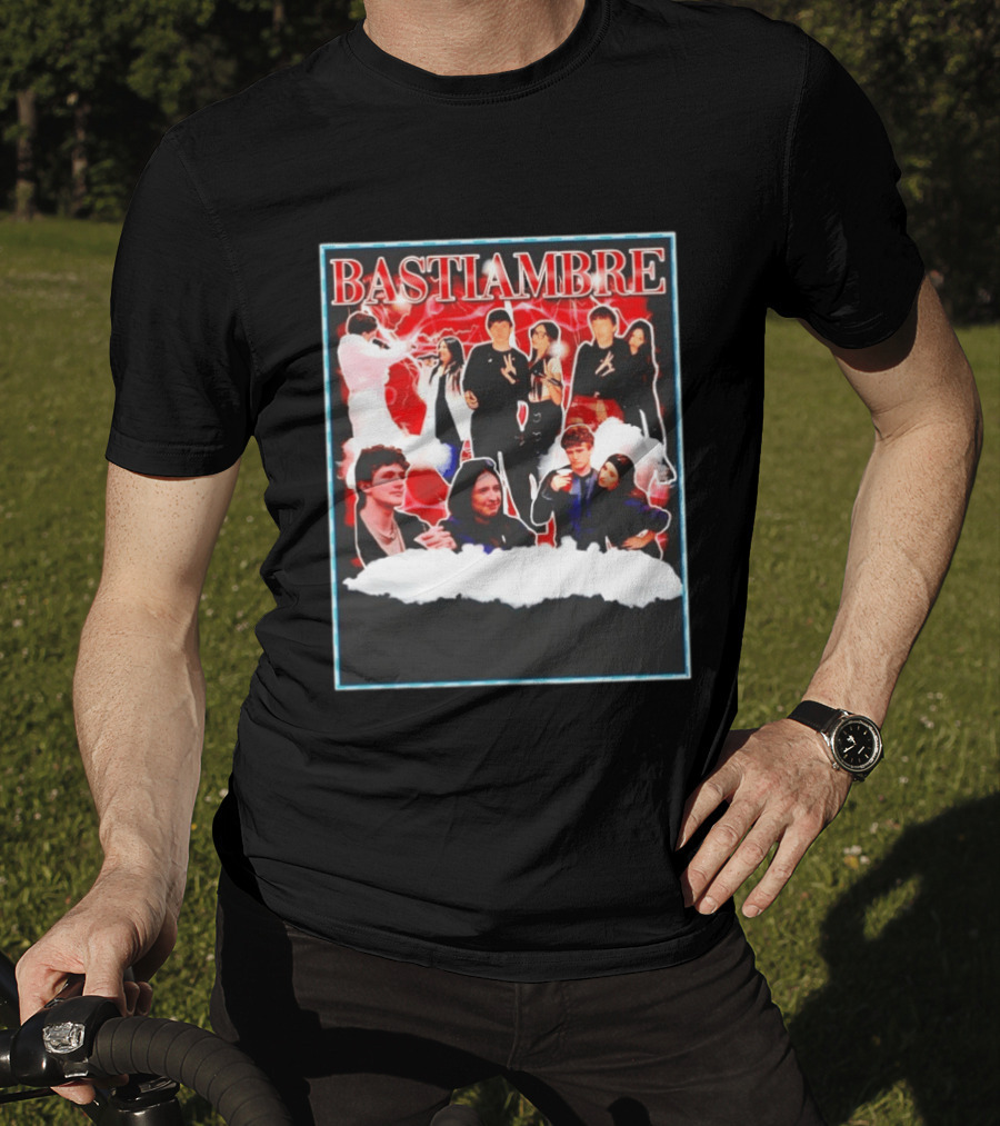 Bastiambre Movie Pop Culture Characters Collage T-Shirt