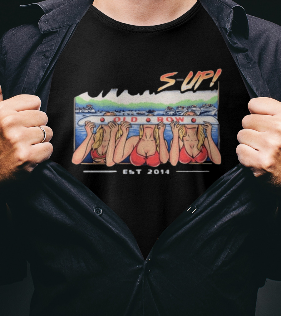 Old Row Shotski Girls S Up EST 2014 T-Shirt